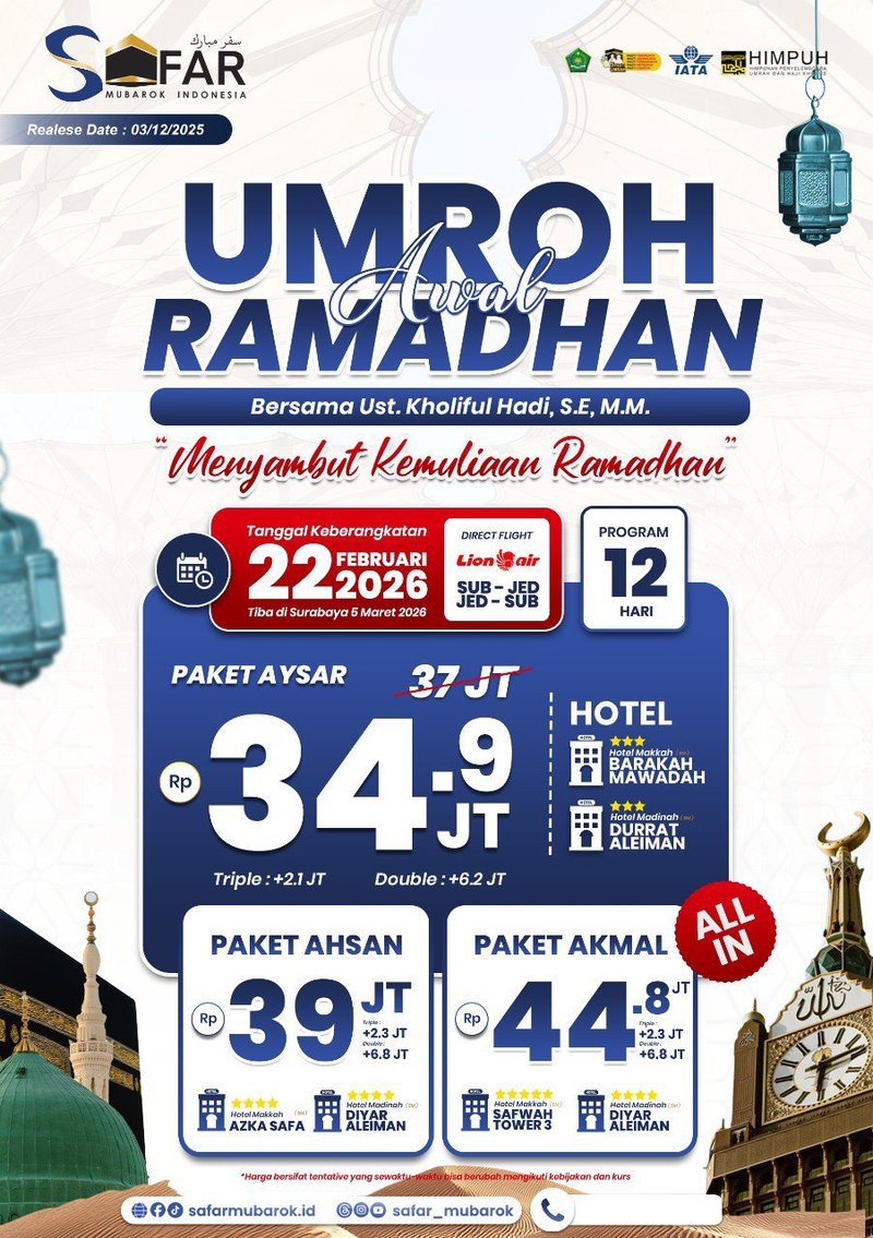 Umroh Awal Ramadhan