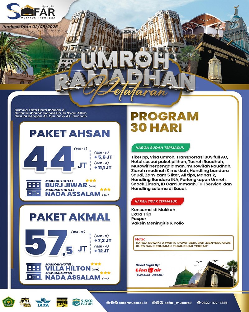 HAI SAHABAT SAFAR!Yakin kamu ga mau ibadah yang pahalanya fantastisSetara dengan haji bersama Ra